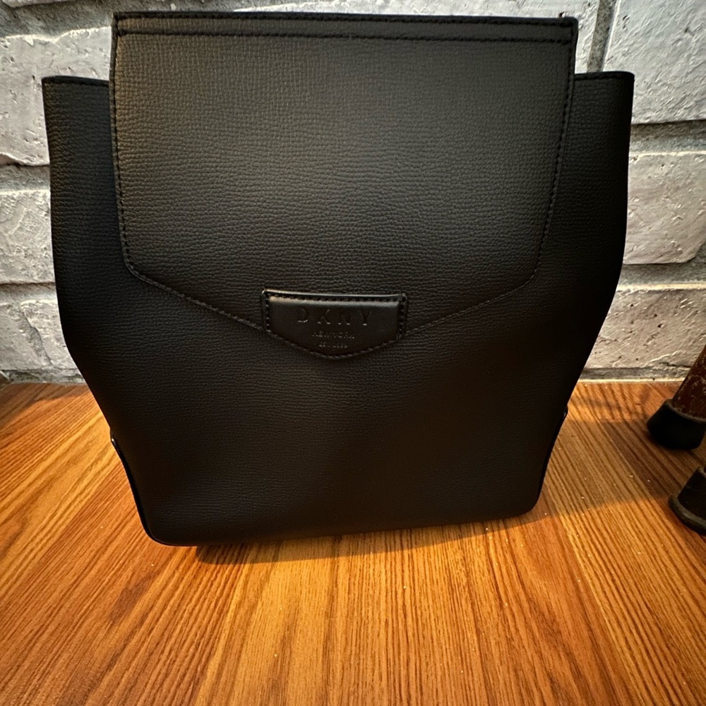 Dkny Black Backpack with Sleek Modern Design